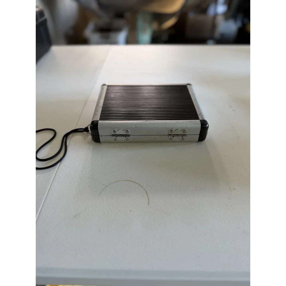 Aluminum Travel Cigar Case With Foam Insert